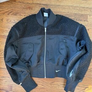 Nike Textured Black Jacket